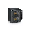 Fritiūrė SEVERIN FR 2468 S-Fry Duo Stack 2-in-1 kepimo talpa, dviejų krepšelių dizainas