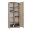 Biuro knygų spinta Top e shop RD-80 SONOMA KPL, ąžuolo apdaila, 10 lentynų, 800×300×1820 mm, medžio drožlių plokštės korpusas