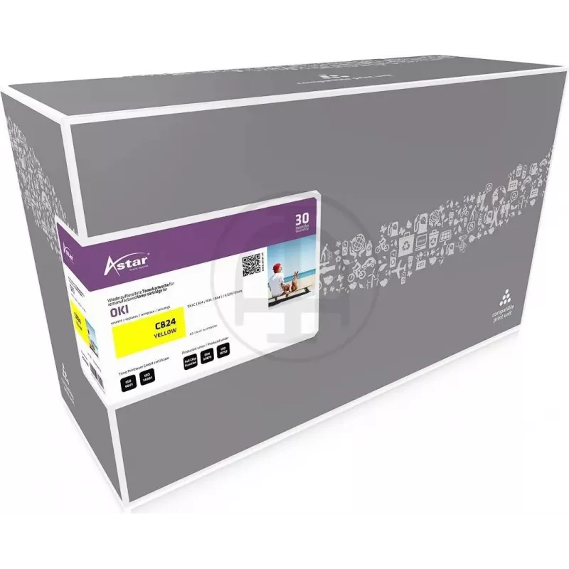 AS20290 OKI C824 TONER YEL 47095701 5 000 puslapių (AS20290) – Suderinamas – Toneris