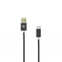 USB į USB-C kabelis White Shark Adder 2 m — įkrovimo ir duomenų perdavimo kabelis, baltas