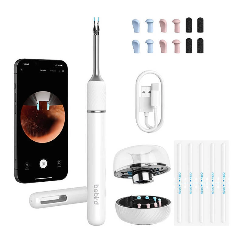 Išmanus vizualinis ausų valymo įrankis Bebird Note 5 Pro (mėlynas)
