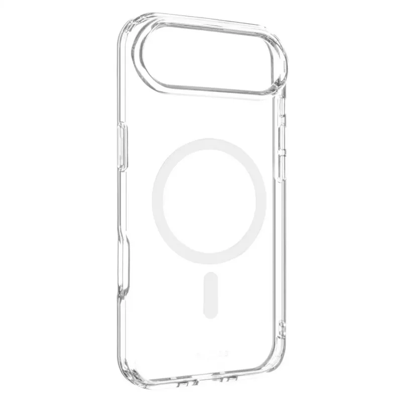Apsauginis galinis dangtelis FIXED, skirtas Apple iPhone Air — skaidrus TPU vidinis + PC išorinis sluoksnis, MagSafe palaikymas