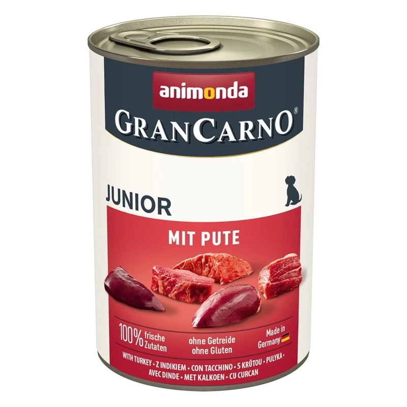 ANIMONDA GranCarno Junior su kalakutiena - drėgnas šunų maistas - 400g