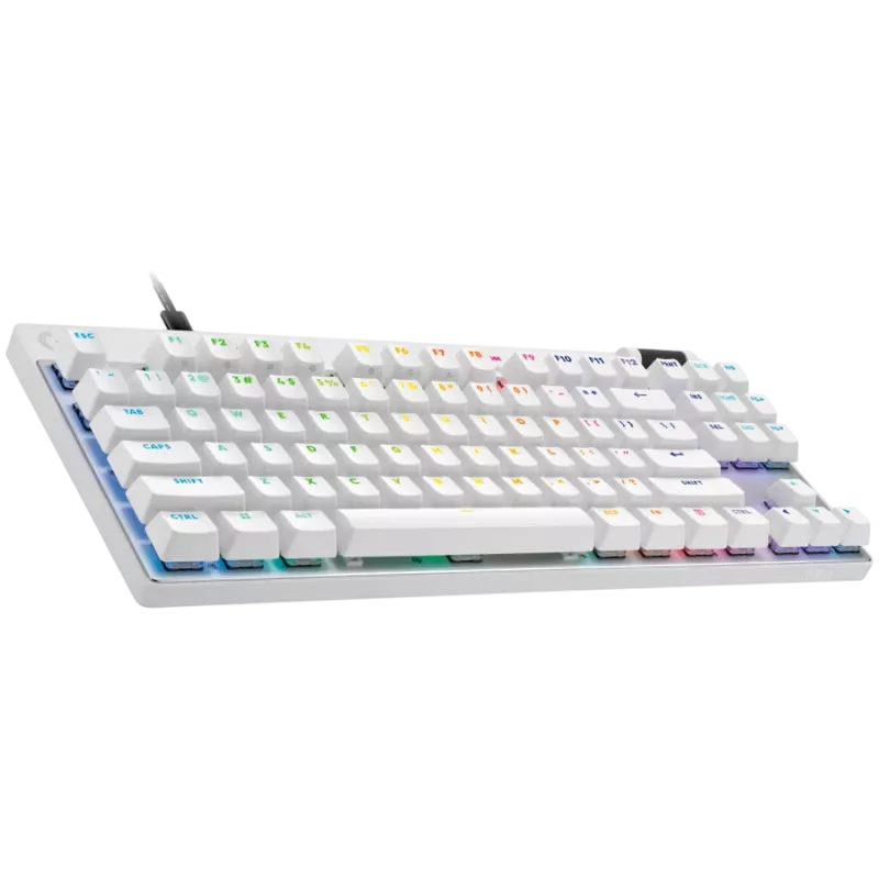 LOGITECH G PRO X TKL RAPID Gaming klaviatūra - BALTA - US INT'L - USB - EMEA28i-935 - LINEAR