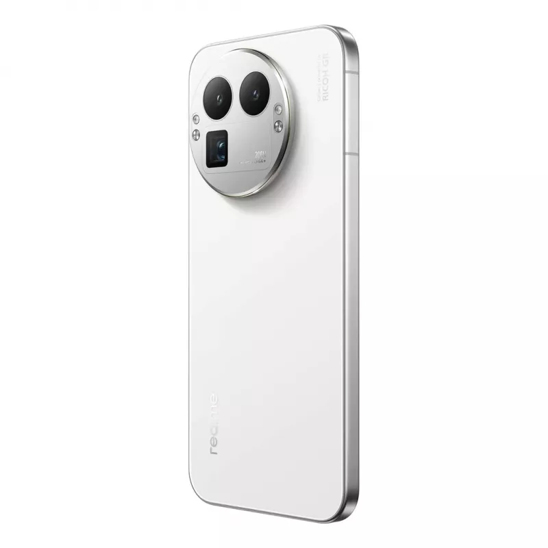 Išmanusis telefonas REALME GT 8 Pro 5G — 6,79 col. AMOLED 3136×1440, Snapdragon 8 Elite, 16 GB RAM, 512 GB, 50/200/50 MP, 7000 mAh, Balta