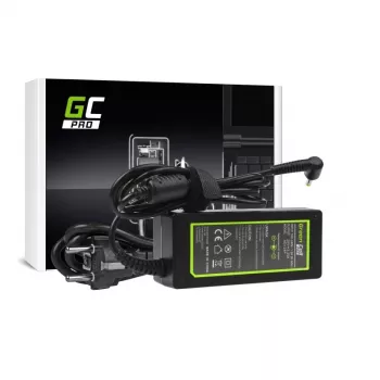 Maitinimo adapteris Green Cell AD123P 65 W 20 V 3,25 A, skirtas Lenovo, vidaus, juodas, 2 m laidas