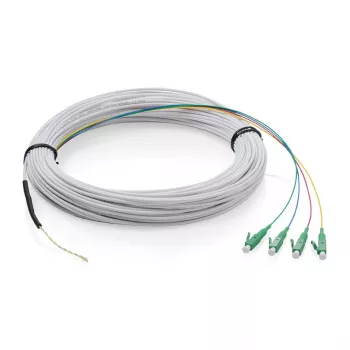 FTTH atšakos kabelis DIGITUS DK-3904LCA-50-1 vienmodis 4 skaidulos 4 LC/APC 50 m