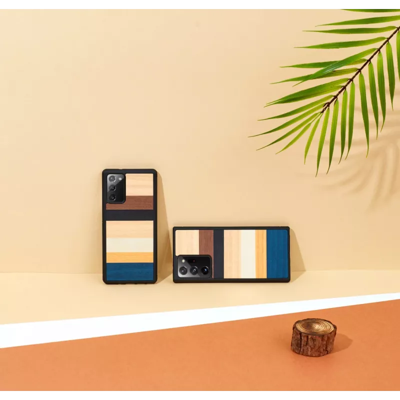 Telefono dėklas Man and Wood Samsung Galaxy Note 20 — juodas