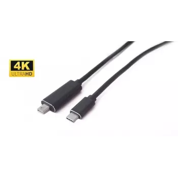 Microconnect USB3.1CMDP1 USB grafikos adapteris 3840 x 2160 pikselių juodas
