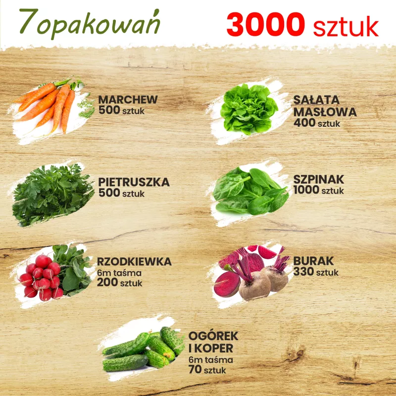 Toraf Summer Flavors sėklų rinkinys - 7 pakuotės