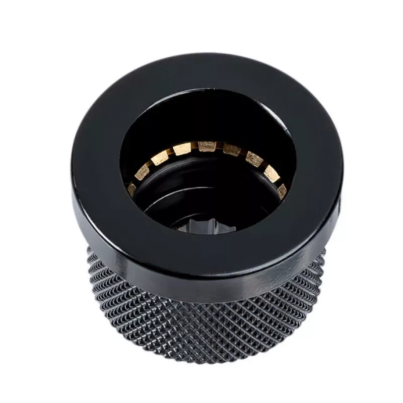 Adapter fitting PHANTEKS EZ-FIT kompiuterio aušinimui, PETG, 16×16×12 mm, juoda, pakuotėje 2 vnt.