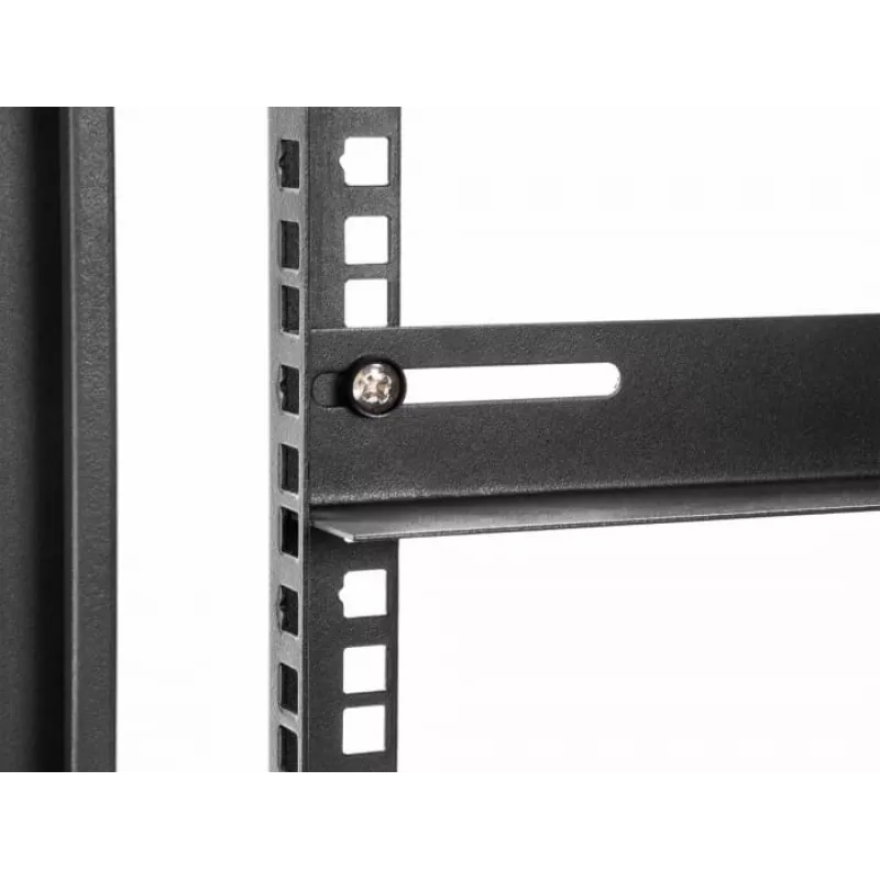 Tvirtinimo laikiklis DeLOCK 19 colių 450x40mm 2 vnt. Juodas Metalas