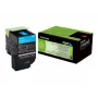 Lexmark 702C R tonerio kasetė 1 vnt. Originali Žydra