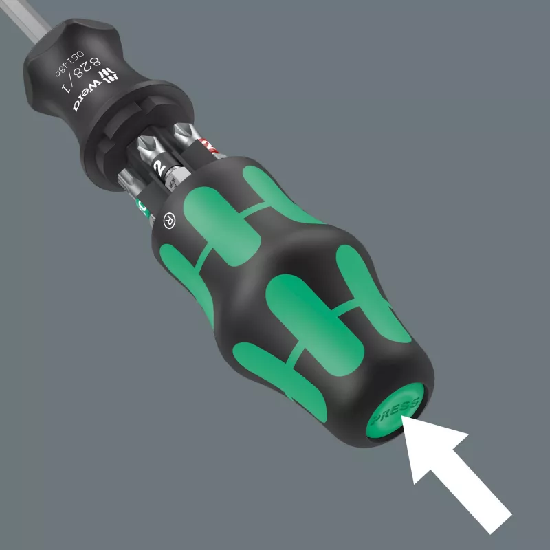Wera Kraftform Kompakt 27 Set 1 atsuktuvų rinkinys su ergonomiškomis rankenomis ir preciziniais antgaliais