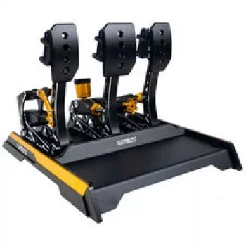 CONSPIT CPP EVO 3 V2 pedalų rinkinys su hidrauliniu stabdžių cilindru ir sankaba - juoda