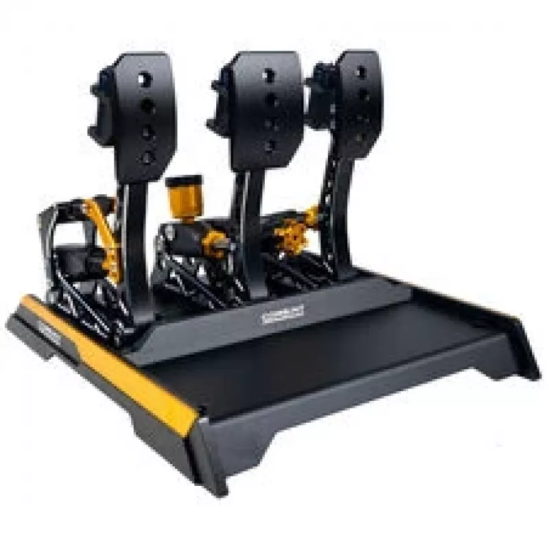 CONSPIT CPP EVO 3 V2 pedalų rinkinys su hidrauliniu stabdžių cilindru ir sankaba - juoda
