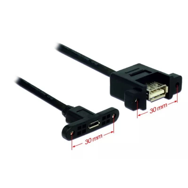 USB laidas Micro-USB B į USB A DeLOCK 85109 0,25 m