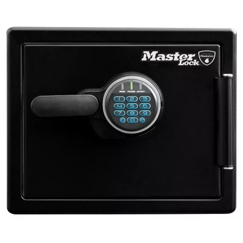 MASTER LOCK LFW082FTC seifas, juodas plienas