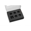 EK Water Blocks EK-Quantum Torque 6-Pack HDC 12 veržliarakčio galinis jungiamasis elementas Juoda 1/4 6 vnt.