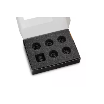 EK Water Blocks EK-Quantum Torque 6-Pack HDC 12 veržliarakčio galinis jungiamasis elementas Juoda 1/4 6 vnt.