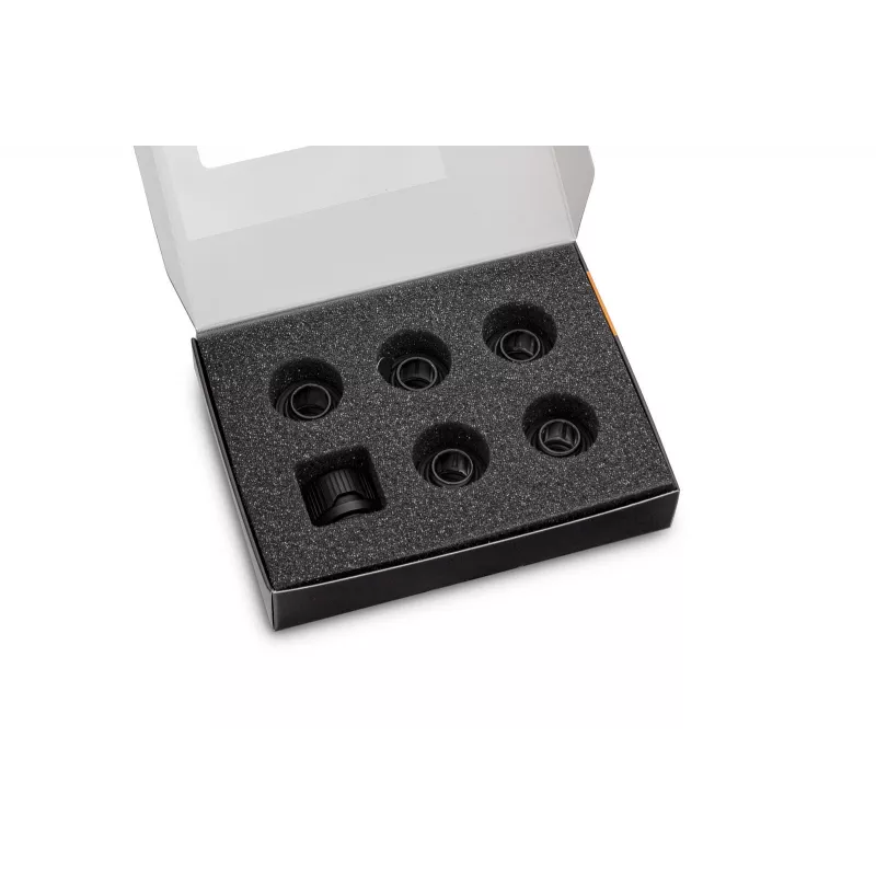 EK Water Blocks EK-Quantum Torque 6-Pack HDC 12 veržliarakčio galinis jungiamasis elementas Juoda 1/4 6 vnt.