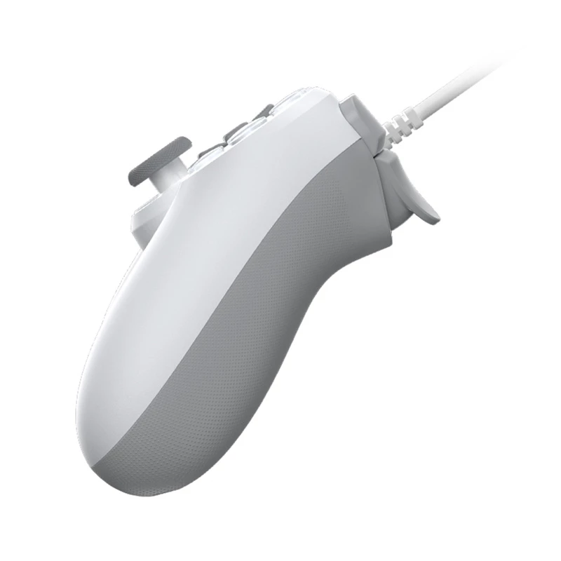 Laidinis žaidimų valdiklis GameSir T3 Lite WT White — ergonomiškas laidinis valdiklis, suderinamas su PC