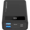 RealPower PB-20k PD - Juoda - Ausinės / Ausinės su mikrofonu - MP3/MP4 - Mobilusis telefonas / išmanusis telefonas - Išmanusis laikrodis - Planšetinis kompiuteris - Stačiakampė - 20000 mAh - USB - 74 Wh (306949)