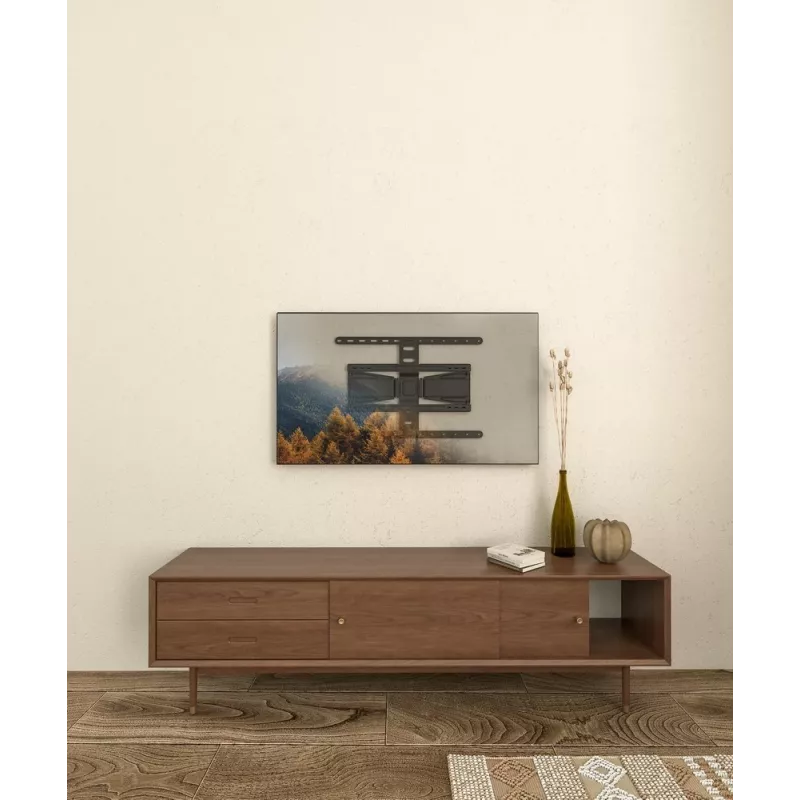 Viso judesio TV sieninis laikiklis GEMBIRD WM-90ST-02 43–90 colių ekranams, lankstus laikiklis, VESA 100x200–600x400, 50 kg talpa
