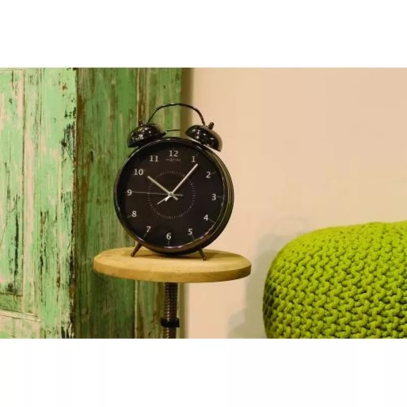 NeXtime klok 5113zw Wake Up Alarm, 23x30, juoda / turkio