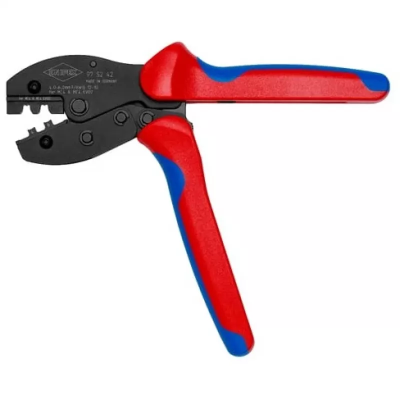 Užspaudimo replės Knipex PreciForce 97 52 42 — MC4 EVO2 saulės jungtims