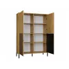 KAMARO 4DK plonas/GŁ ąžuolas ARTISAN DISPLAY CABINET