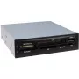 Inter-Tech Nitrox Multi Card Reader CI-02 - kortelių skaitytuvas - 8,9 cm (3.5 ) (CF I, CF II, MS, MS PRO, Microdrive, MMC, SD, MS Duo, xD, MS PRO Duo, TransFlash, microSD, SDHC, MS Micro)