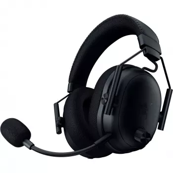 JuodaShark V3 Pro, žaidimų ausinės juodos, ANC, 2,4 GHz raktas, Bluetooth, USB, 3,5 mm lizdas