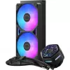 Skystas CPU aušintuvas Cooler Master MasterLiquid 240 Atmos II — 240mm radiatorius, VRM ventiliatorius, RGB