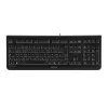 CHERRY DC 2000 klaviatūra su pele, universali, USB, QWERTY, čekų, juoda