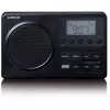 Nešiojamas radijas Lenco MPR-035BK — FM/AM, maitinimas iš tinklo ir baterijų, 2,5 colio LCD, 20 FM stočių atminties, 3,5 mm išvestis