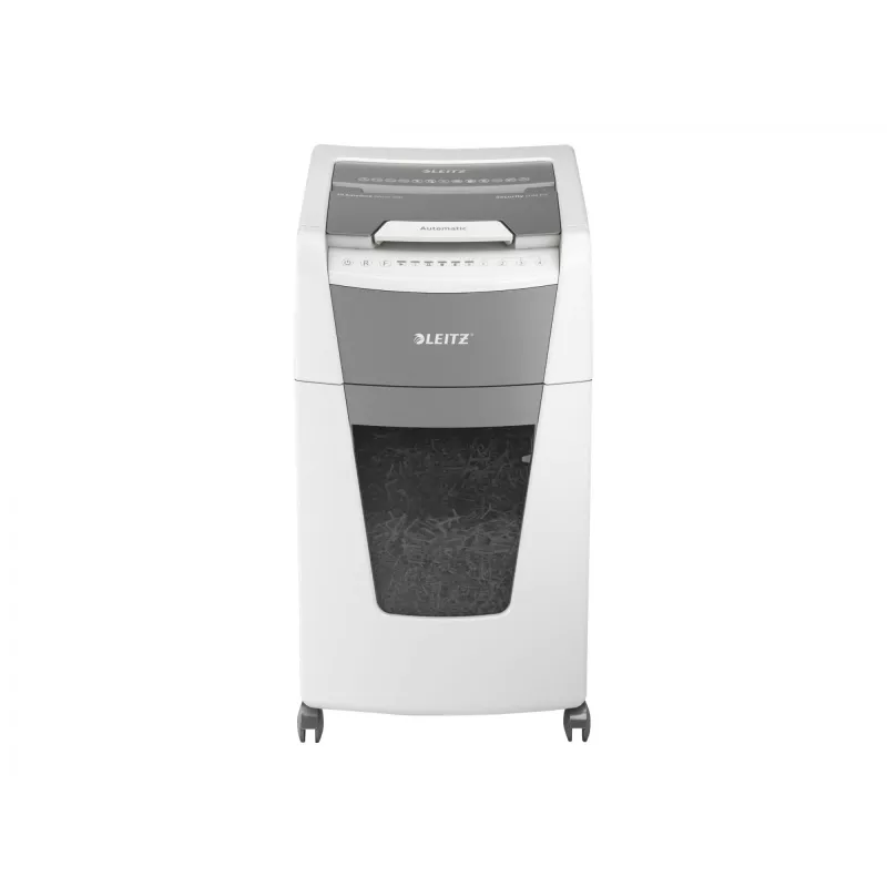 Leitz IQ Autofeed Office 300 automatinis popieriaus smulkintuvas P4, kryžminis smulkinimas, 22 cm, 4 x 30 mm, 60 l, 500 lapų, 55 dB