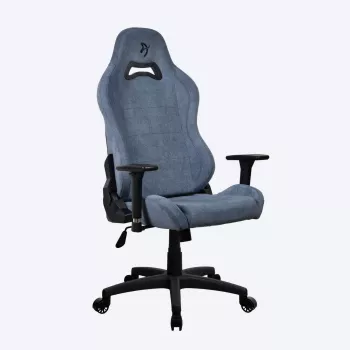 Žaidimų kėdė Arozzi Torretta SoftFabric Blue — ergonomiškas dizainas, reguliuojamas aukštis ir porankiai