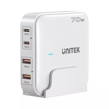 UNITEK P1229AWH01-EU mobiliojo įrenginio įkroviklis Universalus Balta AC Greitas įkrovimas Vidinis