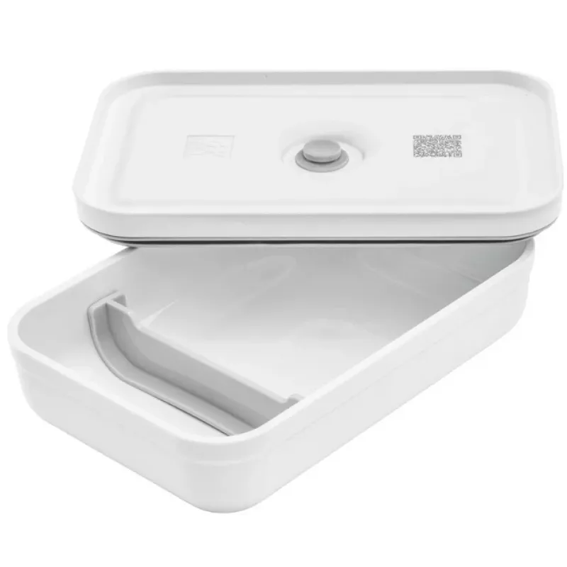 Pietų dėžutė ZWILLING FRESH & SAVE 1 L, plastikinė su silikoniniu sandarikliu, pilka/baltas