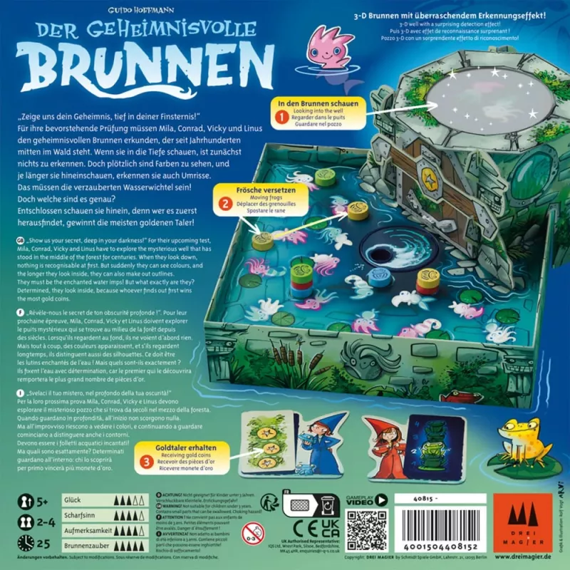 Drei Magier: Der mysterious Brunnen, stalo žaidimas