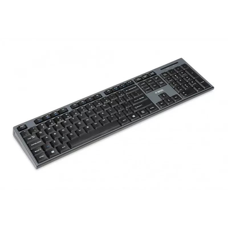 IBOX Desktop Kit Pro belaidė klaviatūra ir pelė, QWERTY viso dydžio 104 klavišai, 2,4 GHz, 1200 DPI, juoda