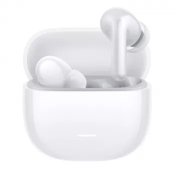 Belaidės ausinės Xiaomi Redmi Buds 8 Lite — baltos, ANC, Bluetooth