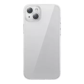 Telefono dėklas Baseus OS‑Lucent Series, skirtas iPhone 15 Plus, skaidrus, plonas permatomas apsauginis dangtelis