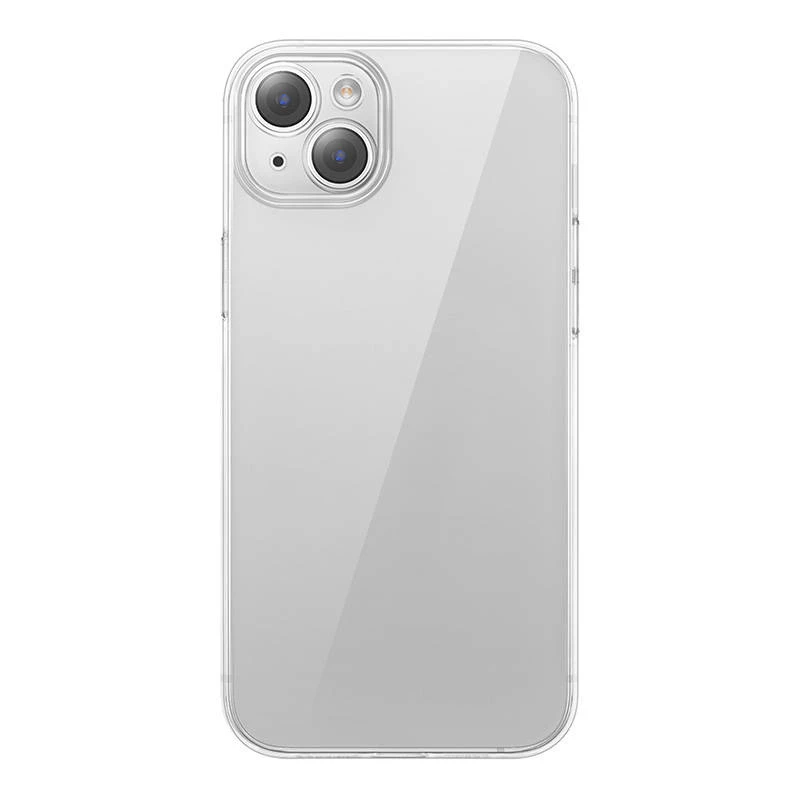 Telefono dėklas Baseus OS‑Lucent Series, skirtas iPhone 15 Plus, skaidrus, plonas permatomas apsauginis dangtelis