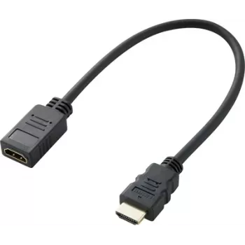 SpeaKa Professional SP-7870100 HDMI laidas 0,3 m HDMI A tipo (standartinis) juodas (SP-7870100)