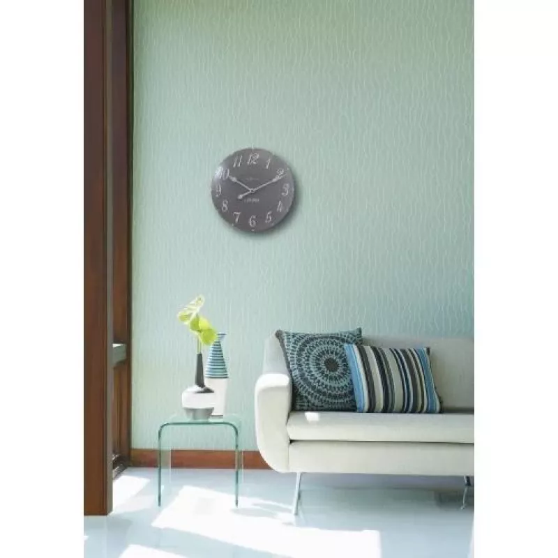 NeXtime klok 3084gs London Arabic, Ø34,5 cm, sieninis, pilkas / baltas