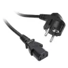Maitinimo kabelis Kolink KKTP01V2 1,8 m — CEE7/7 į C13, 250 V 10 A, juodas