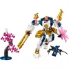 LEGO NINJAGO 71807 Sora’s Elemental Tech Mech Rising Building Set