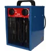 Elektrinis ventiliatoriaus šildytuvas BLAUPUNKT EH7010 — 2000 W, nerūdijantis plienas elementas, IPX4, grindų naudojimas, iki 22 m², juoda/mėlyna/raudona